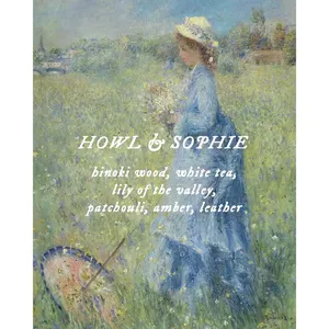 Wick Wish Howl & Sophie parfüm şişesi