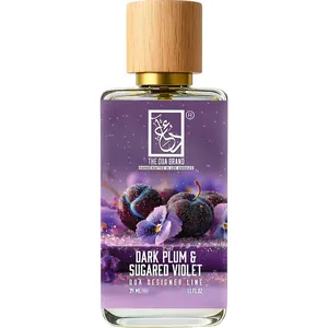 The Dua Brand Dark Plum & Sugared Violet perfume bottle
