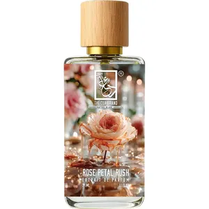 The Dua Brand Rose Petal Rush perfume bottle