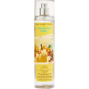 Bath & Body Works Piña Colada Swirl perfume bottle