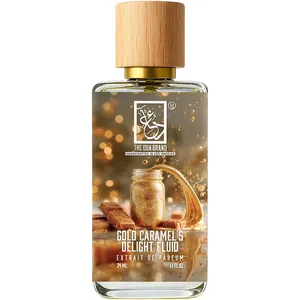 The Dua Brand Gold Caramel's Delight Fluid parfüm şişesi