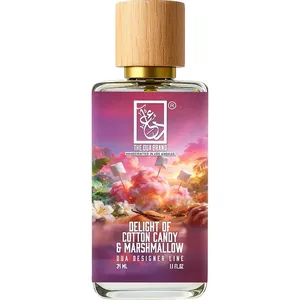 The Dua Brand Delight of Cotton Candy & Marshmallow perfume bottle