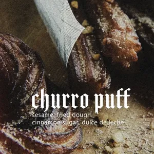 Mythpunk Olfactive Churro Puff perfume bottle