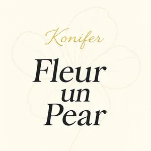 Konifer Fleur un Pear parfüm şişesi
