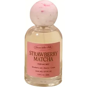 Clean Folks Club Strawberry Matcha perfume bottle