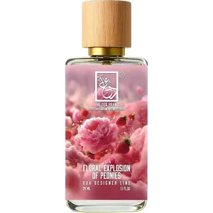 The Dua Brand Floral Explosion of Peonies perfume bottle