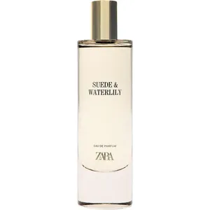 Zara Suede & Waterlily perfume bottle