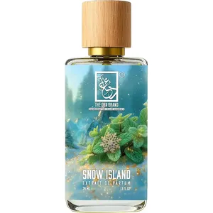 The Dua Brand Snow Island parfüm şişesi