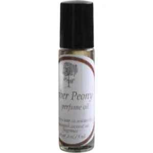 Hidden Acres Soap Co. Amber Peony parfüm şişesi
