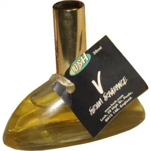 Lush V perfume bottle