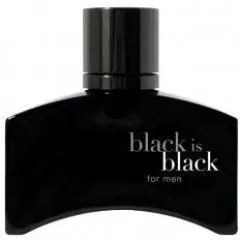 Nu Parfums Black is Black for Men perfume bottle