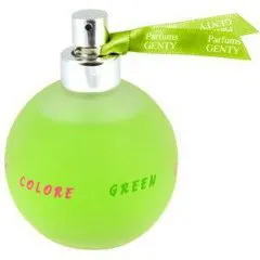 Parfums Genty Colore Colore Green perfume bottle