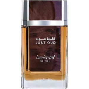 Lattafa Just Oud Boulevard Edition parfüm şişesi