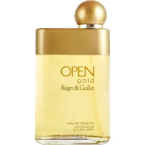 Roger & Gallet Open Gold perfume bottle