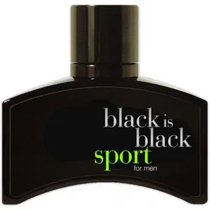 Nu Parfums Black is Black Sport perfume bottle