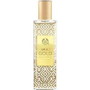 The Body Shop Life is… Gold (Eau de Parfum) parfüm şişesi