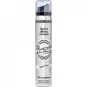 Foamous Chrome Plated perfume bottle