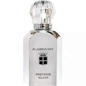 Flamboyant Precious Silver perfume bottle
