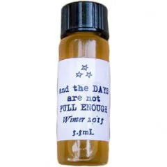 Sixteen92 And the Days Are Not Full Enough perfume bottle