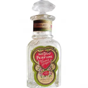 Davis Soap Co. Medco Perfume Triple Extract - Violet perfume bottle