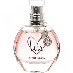River Island Love perfume bottle
