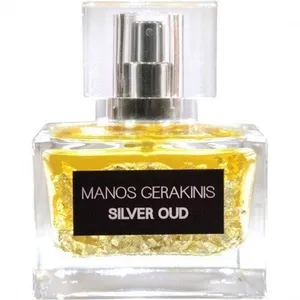 Manos Gerakinis Silver Oud perfume bottle