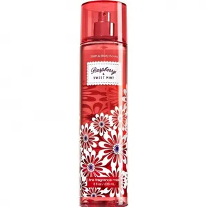 Bath & Body Works Raspberry & Sweet Mint parfüm şişesi