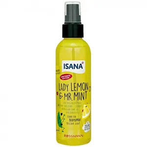 Isana Lady Lemon & Mr. Mint perfume bottle