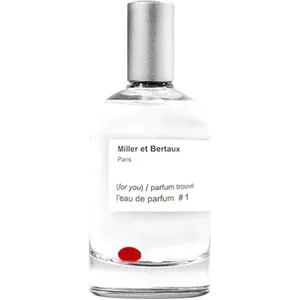 Miller et Bertaux l'eau de parfum #1 (for you) / parfum trouvé parfüm şişesi