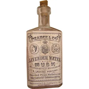 Faulding Lavender Water with Musk / Lavender & Musk parfüm şişesi