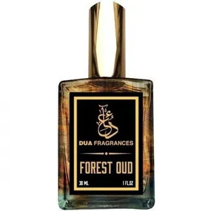 The Dua Brand Forest Oud perfume bottle