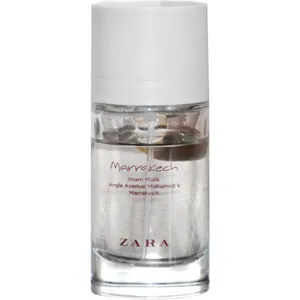 Zara Marrakech Imam Malik Angle Avenue Mohamed V perfume bottle