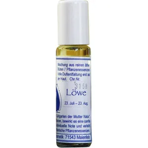 Maienfelser Naturkosmetik Manufaktur Sternzeichenparfüm Löwe perfume bottle