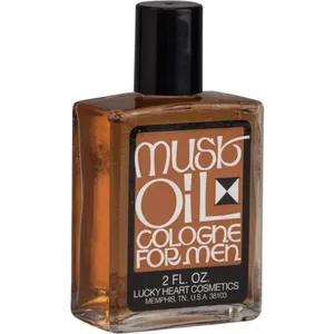 Lucky Heart Cosmetics Musk Oil Cologne perfume bottle