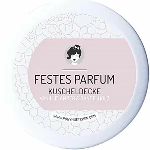 Pony Hütchen Kuscheldecke parfüm şişesi