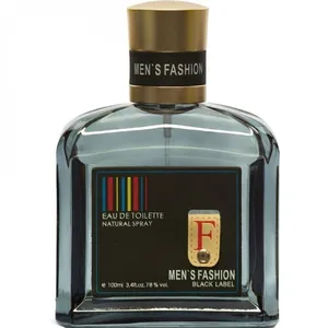 Parfums Genty Men's Fashion Black Label parfüm şişesi