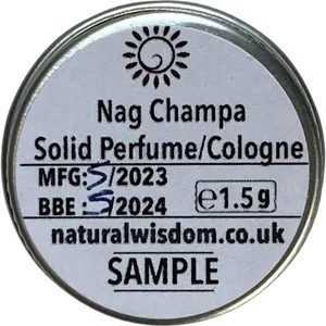 Natural Wisdom Nag Champa parfüm şişesi