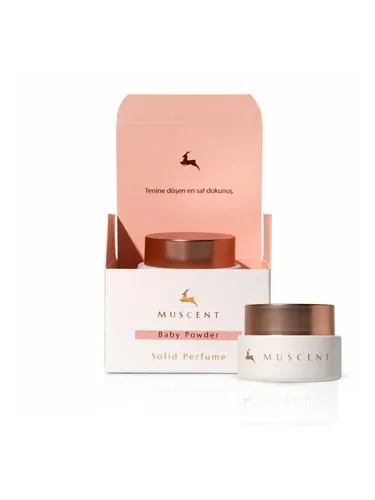 Muscent Baby Powder Solid Perfume perfume bottle
