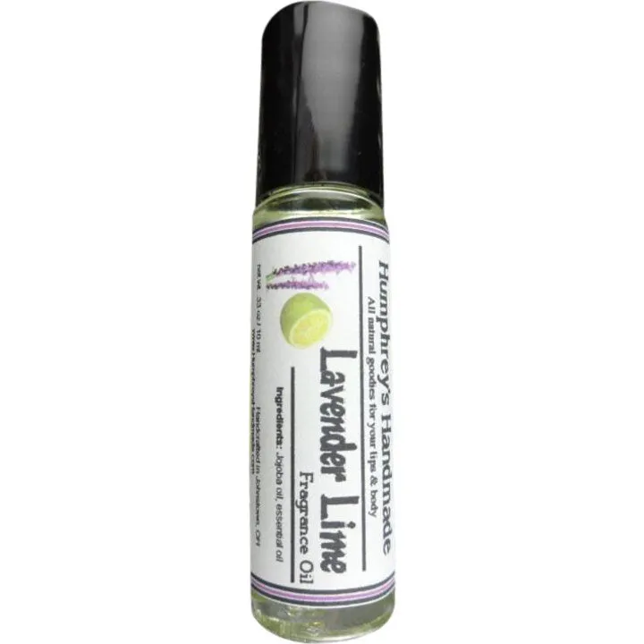 Humphrey's Handmade Lavender Lime perfume bottle