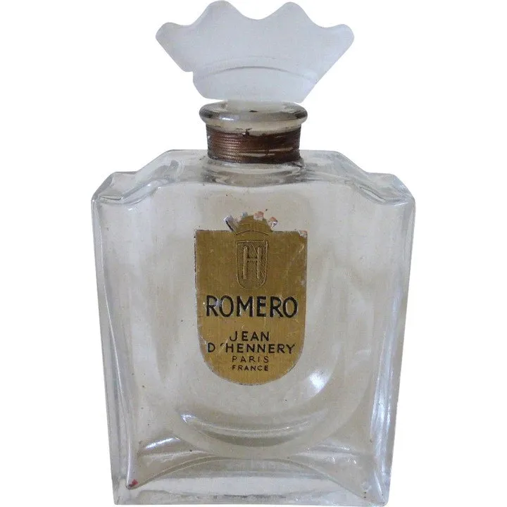 Jean d'Hennery Romero perfume bottle