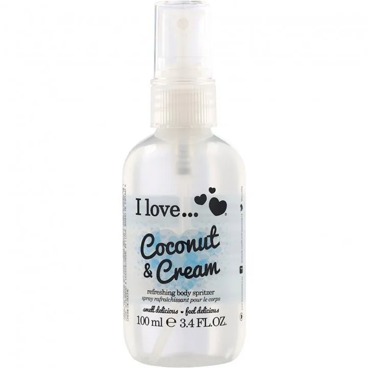 I love… Coconut & Cream parfüm şişesi