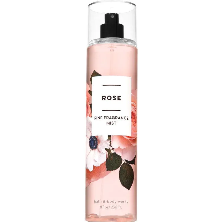 Bath & Body Works Rose (Fragrance Mist) parfüm şişesi