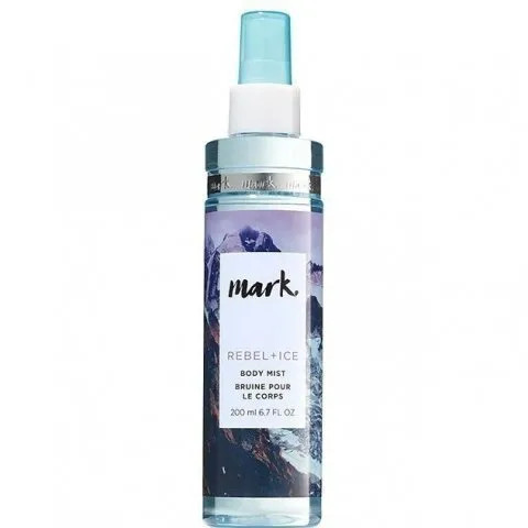 mark. Rebel + Ice parfüm şişesi