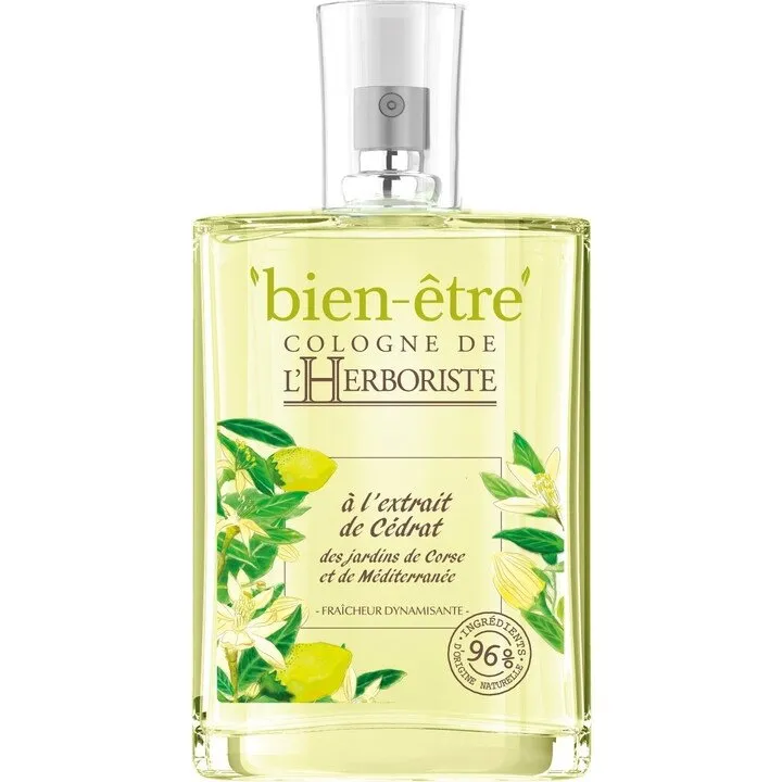 Bien-Être Cologne de L'Herboriste à L'Extrait de Cédrat des Jardins de Corse et de Méditerranée parfüm şişesi