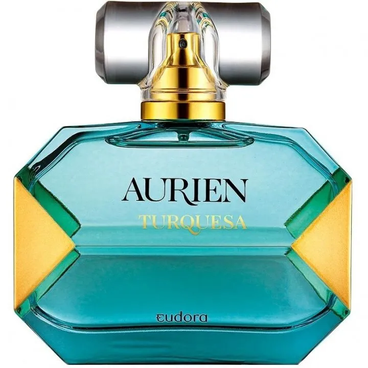 Eudora Aurien Turquesa perfume bottle