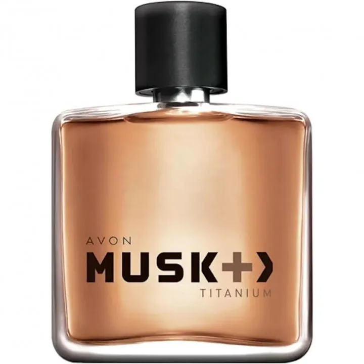 Avon Musk Titanium parfüm şişesi