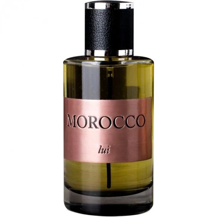 Perfumum Bue Morocco Lui perfume bottle