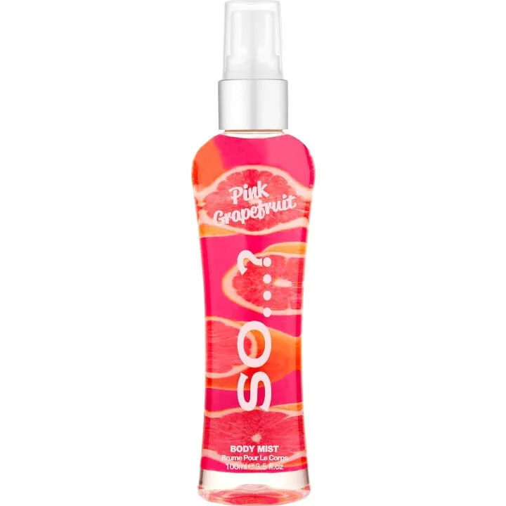 So...? Pink Grapefruit perfume bottle