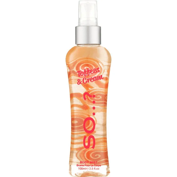 So...? Toffees & Cream perfume bottle