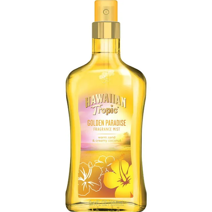 Hawaiian Tropic Golden Paradise perfume bottle